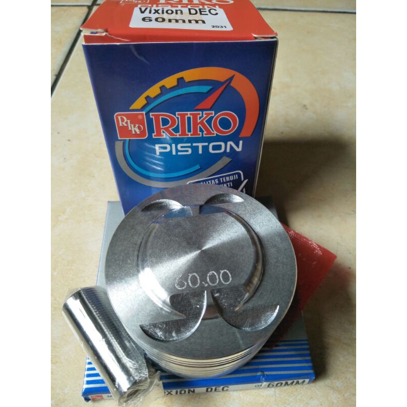 seher/piston kit buat motor vixion, Jupiter mx,n max,aerox uk 57/58/58,5/59/59,5/60 pin 14 merk riko vietnam-1