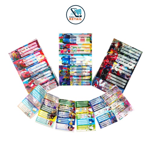 

Stiker Buku Pelajaran Anak Sekolah / Label Sticker Fancy