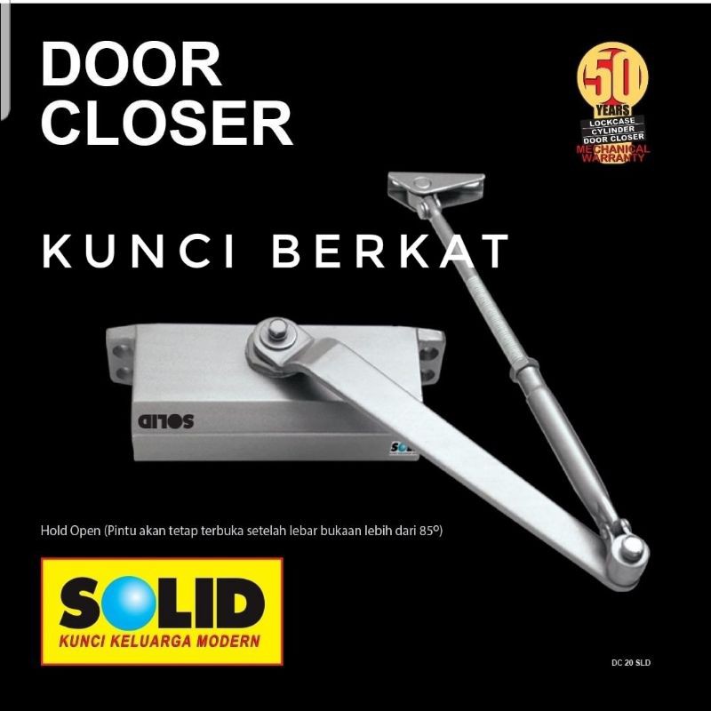 Door Closer Solid/Penahan Pintu Otomatis