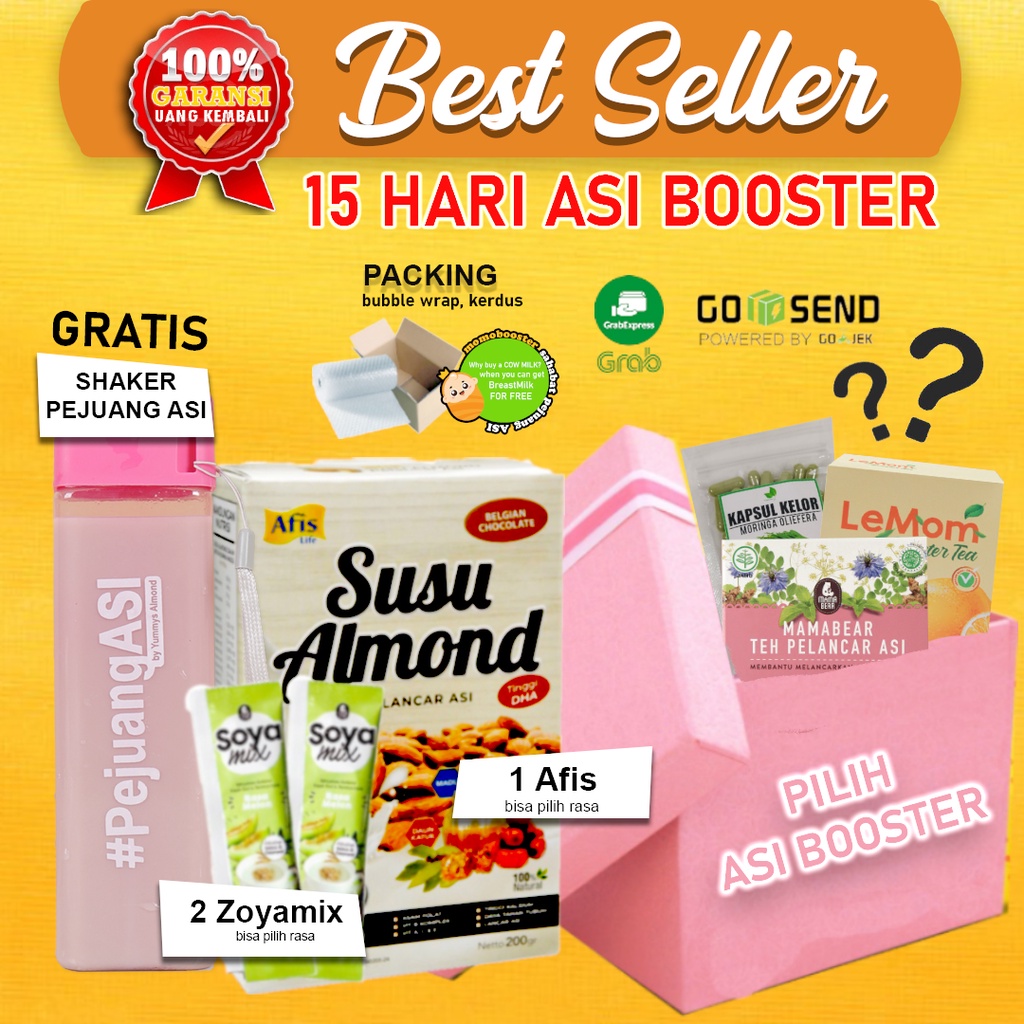 PAKET 6 Almom Mamabear Afis Almom Yummys Almona Pelancar ASIBooster Almond Milk Enmum Black Mores  Mommond Premium Murah Meningkatkan Berat Bayi BB Terlaris Bisa COD Herbal Daun Katuk Asimor Ikan Gabus Anmum Herbalabia Termurah Coklat COD