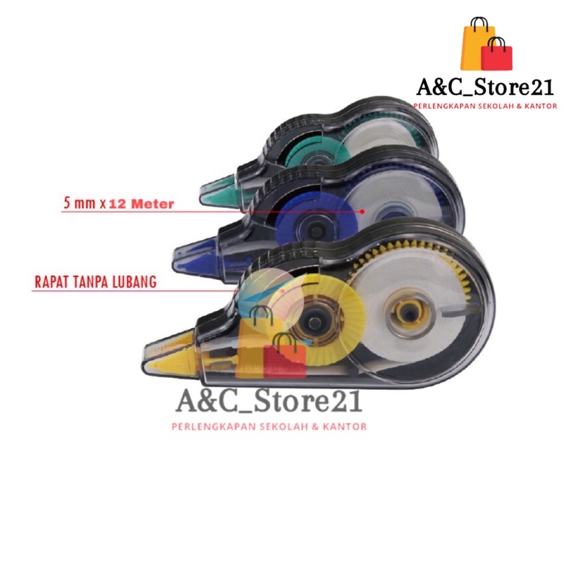 

Tip ex Corrections tape joyko tip ex roll long 12 Meter