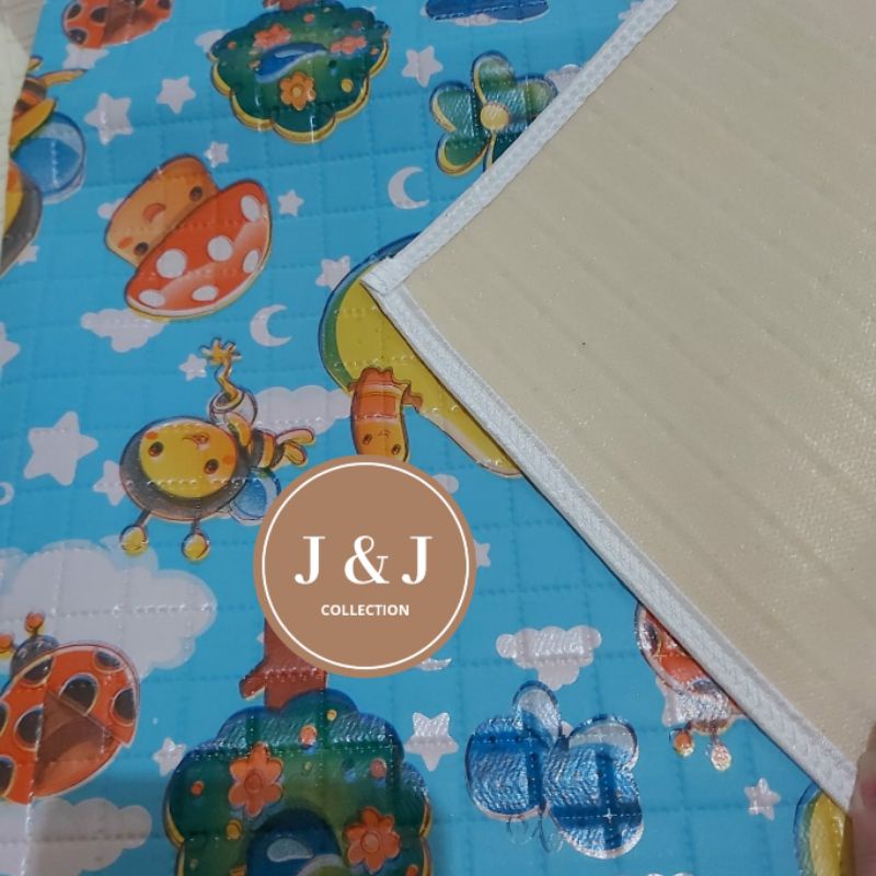 PERLAK BAYI/ALAS OMPOL BAYI DENGAN JAHITAN PINGGIR UK 70 x 70 cm