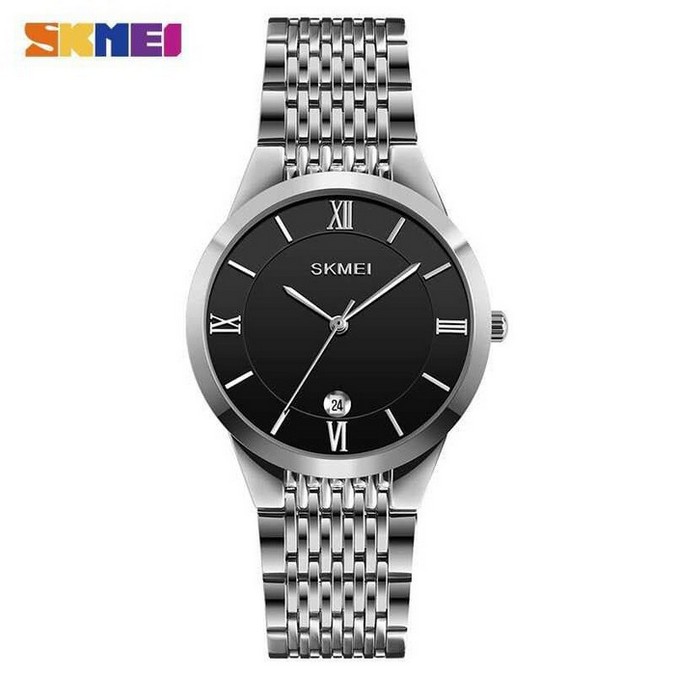 Jam Tangan Pria Skmei Q024  Jam Tangan SKMEI Jam Tangan Rantai Jam Tangan Cowok Modis Jam SKMEI