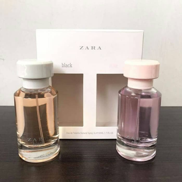 Original Parfum Zara Black and Rose Gift Set isi 2pcs