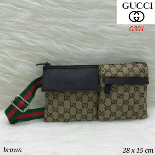 Tas Pinggang / Waistbag Unisex Gucci G301 Semi Premium