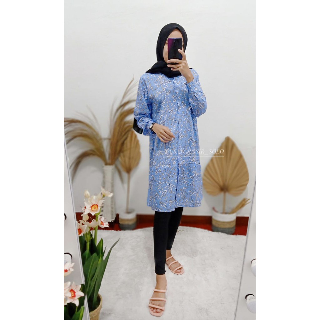 SHERLY TUNIK/ TUNIK BUNGA / FLOWER TUNIC PUSATGROSIR_SOLO