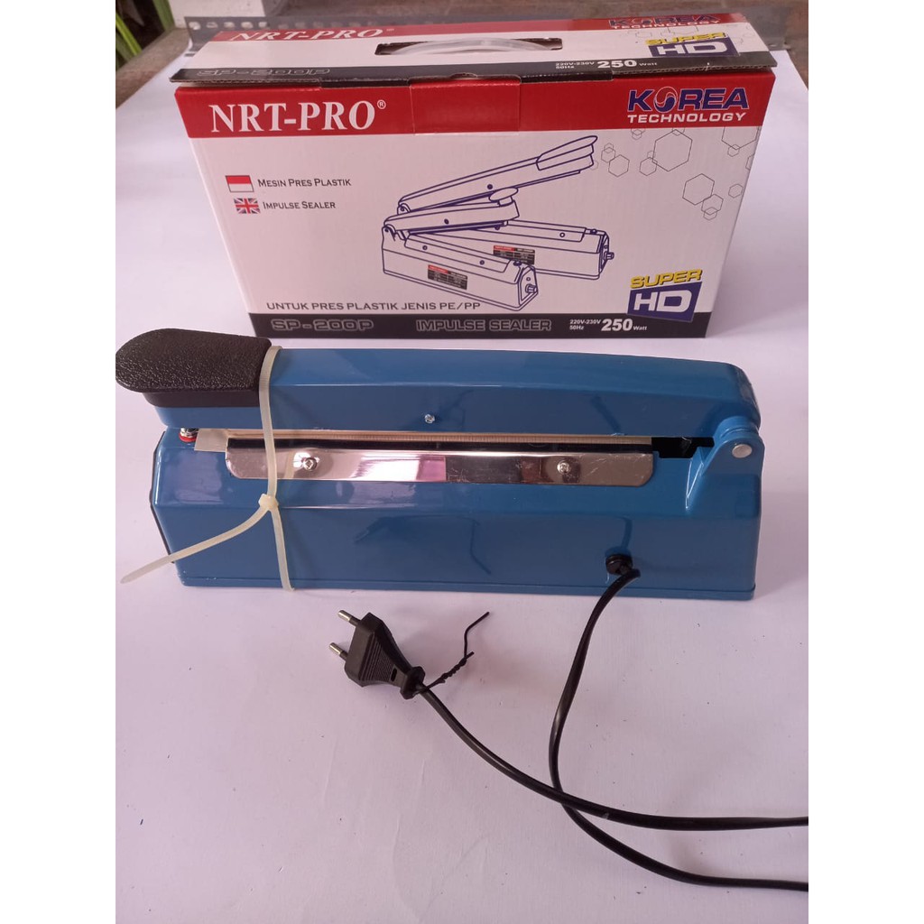 MESIN PRESS PLASTIK / ALAT PRES PLASTIK / SEALER NRT-PRO 300 BODY PLASTIK(panjang 30cm)