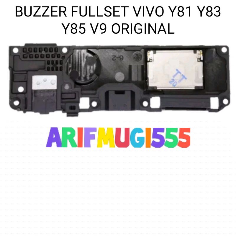 BUZZER BAZZER LOUD SPEAKER SPIKER NADA DERING MUSIK VIVO Y81 Y83 Y85 V9 ORIGINAL FULLSET