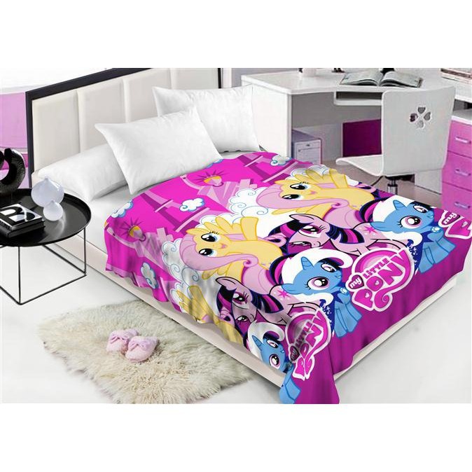 Selimut Anak Karakter Perempuan - Panel Bulu Lembut murah