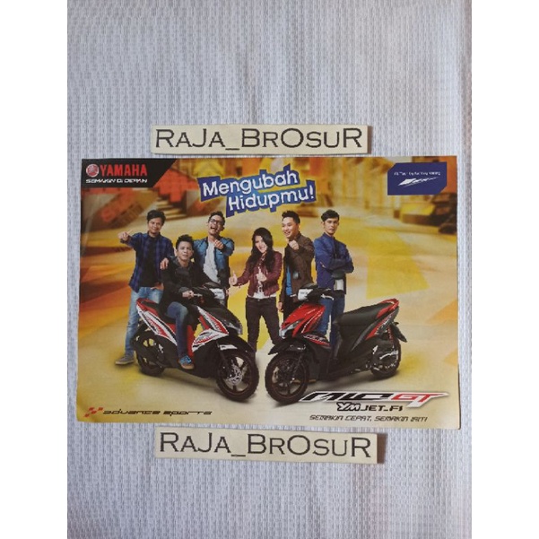 Poster brosur Yamaha Mio GT YMJET-FI