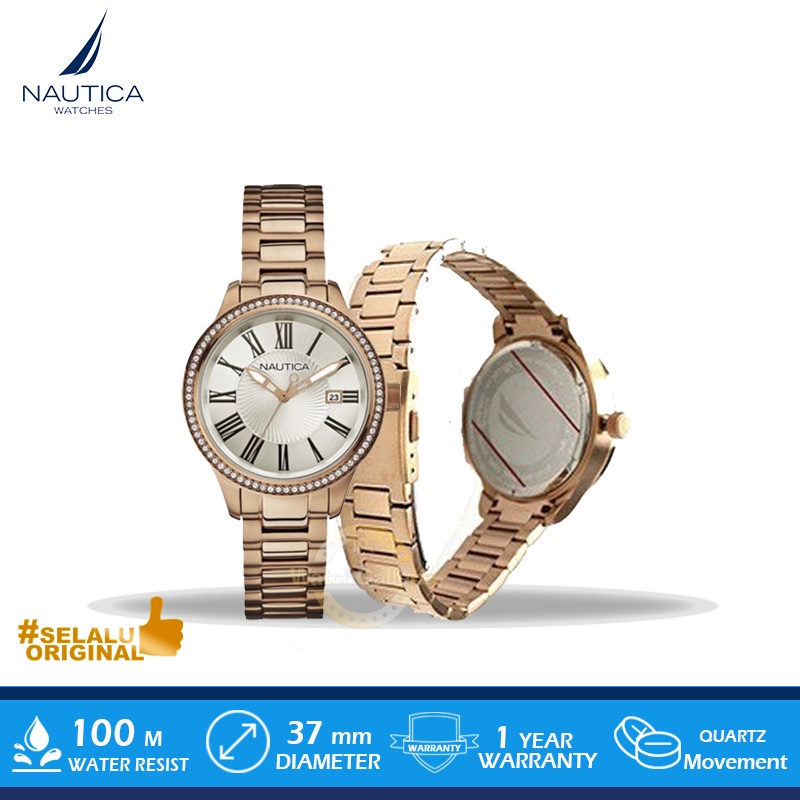 Jam Tangan Wanita Nautica A17644M Original