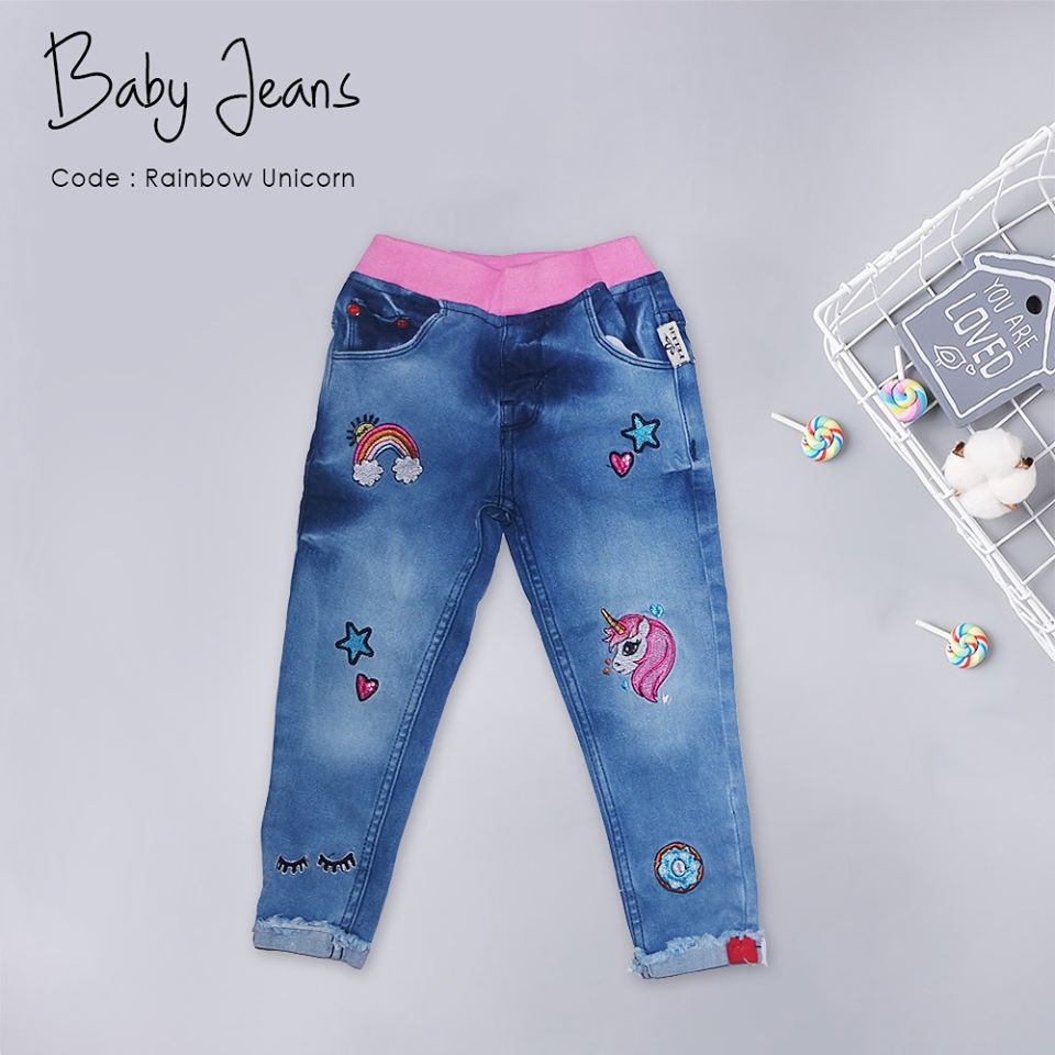 BAJU ANAK CEWEK ELEGAN CELANA JEANS ANAK RESELLER