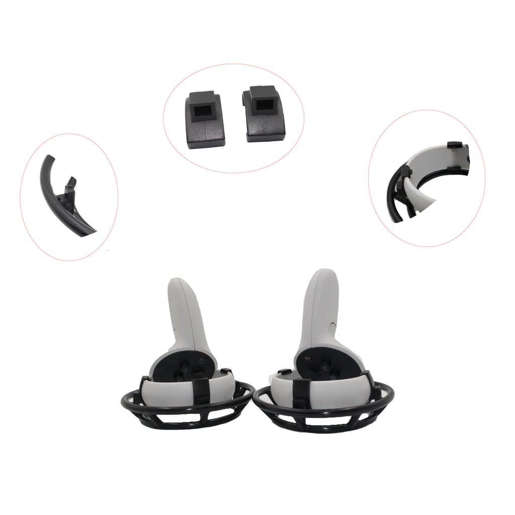 Frame Pelindung Bahan Silikon Untuk Controller Vr Oculus Quest 2