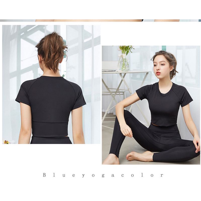 Setelan Baju Olahraga Wanita / Pakaian olahraga Wanita Baju senam zumba yoga gym / Pakaian Baju Senam Yoga Fitness / Baju Olahraga Gym