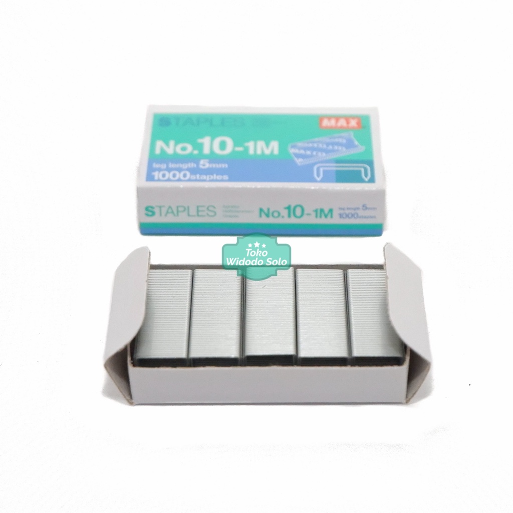 

Isi Stapler Kecil MAX No 10 Staples Refill Stapler - 1 Box Kecil