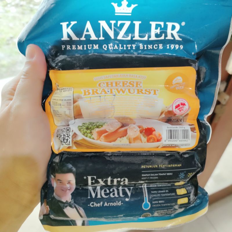 

sosis kanzler cheese bratwurst