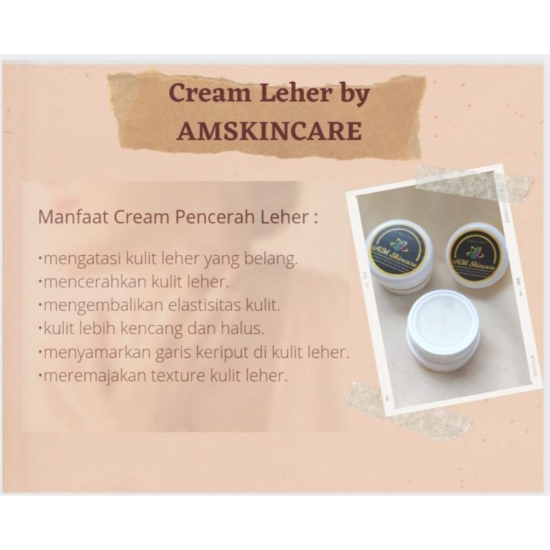 CREAM LEHER BY AMSKINCARE| CREAM ANTI BELANG