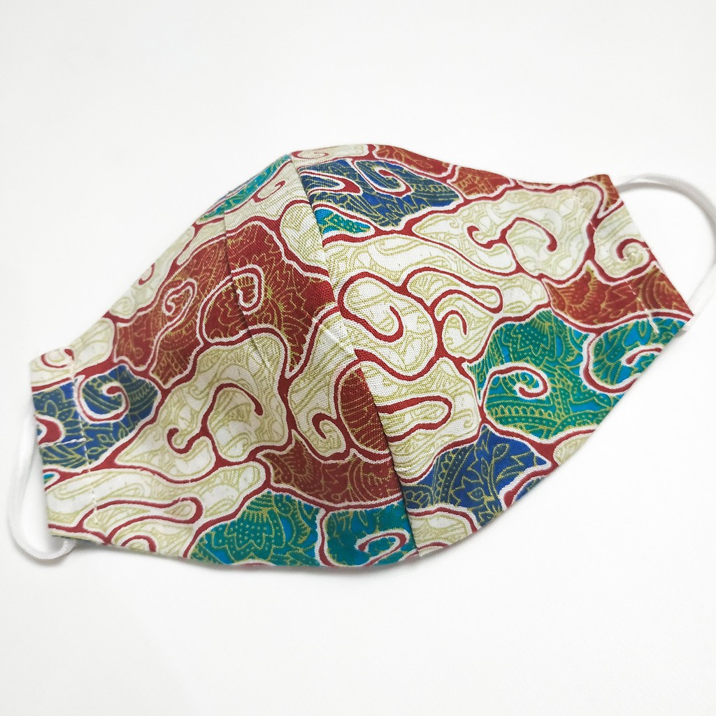 Masker Katun Batik ( Megamendung )