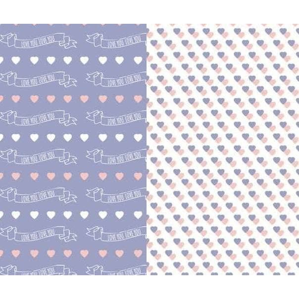 Kertas Scrapbook - Valentines Design