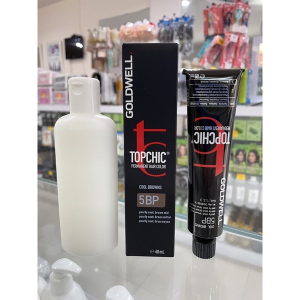 Goldwell Topchic Hair Color 60ml &amp; Oxydant 120ml Kode 5BP