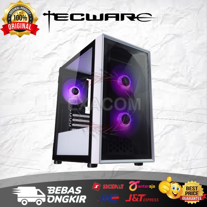 Casing Tecware Forge M2 White Mini Tower PC Case