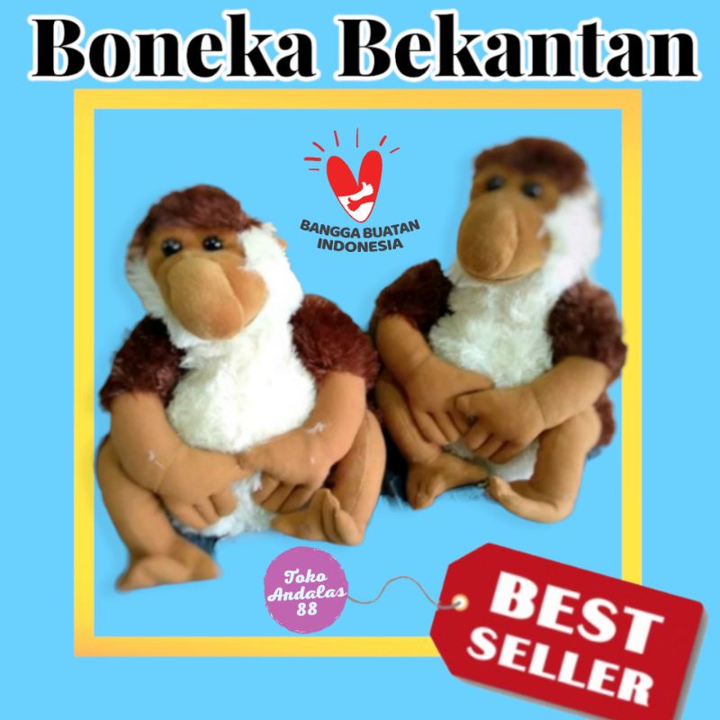 Boneka Bekantan Maskot Banjarmasin Kalimantan Selatan