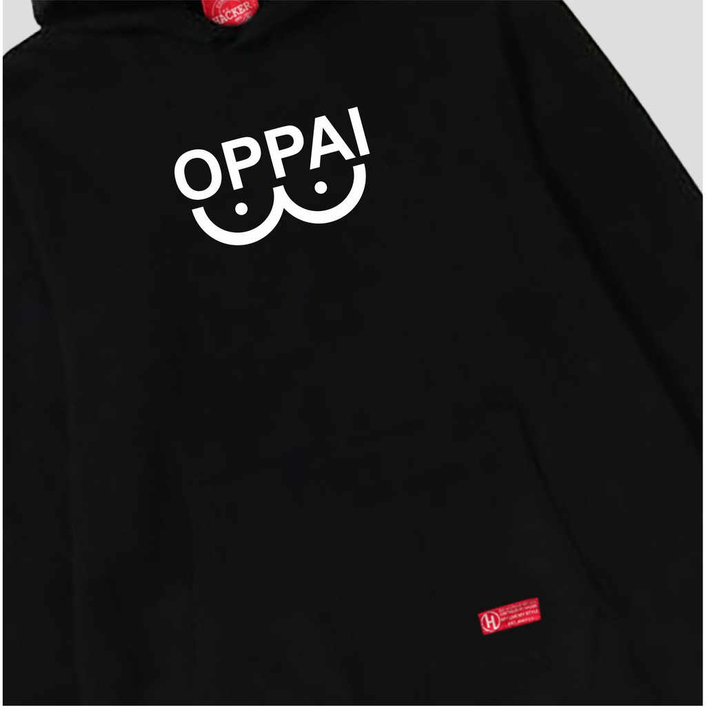 Sweater Pria OPPAI  Japan Style Termurah hckr x PANDAWA HOODIE