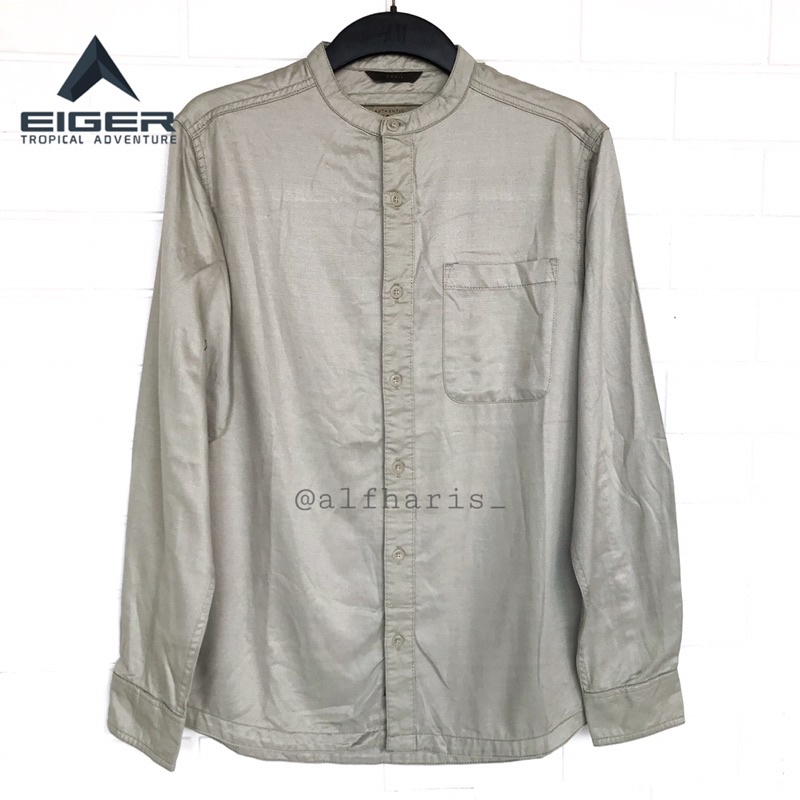 Kemeja Eige* X-Papyrus Shirt Original - Cream