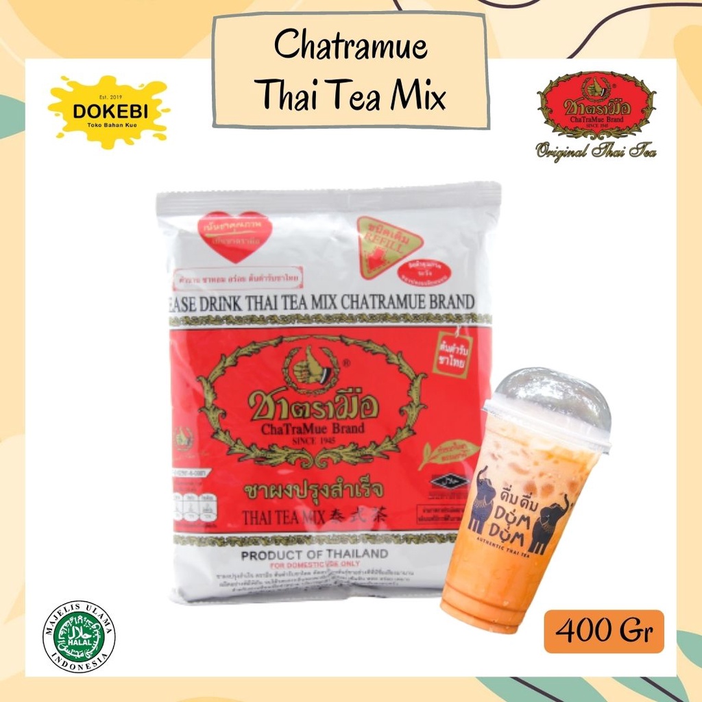 

CHATRAMUE BRAND RED THAI TEA 400GR - NUMBER ONE DAUN TEH BLACK MERAH THAILAND - TEH TARIK - TEH DUM DUM HALAL