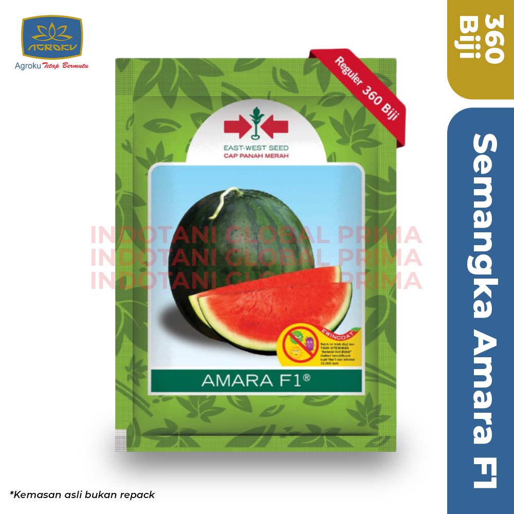 Benih Semangka Tanpa Biji AMARA F1 20 Gram (360 biji) - Panah Merah
