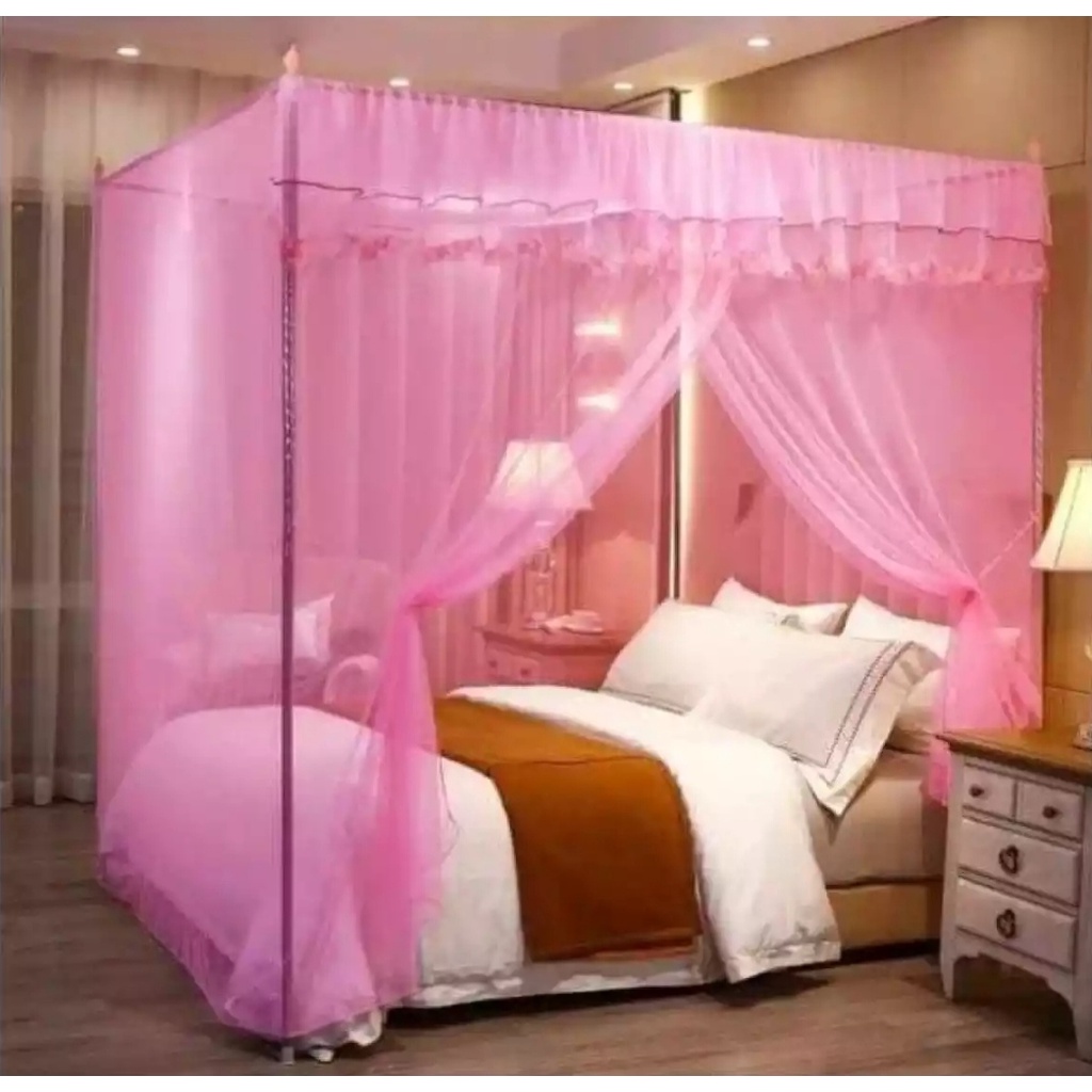 (PROMO) KELAMBU KOTAK GANTUNG POLOS UKURAN 180x200 cm / KELAMBU KASUR ANTI NYAMUK