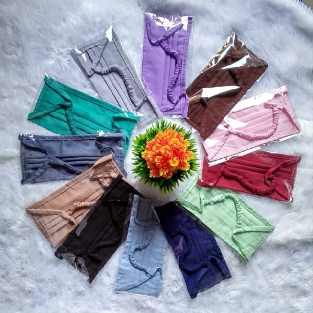 Masker Kain Tali Karet