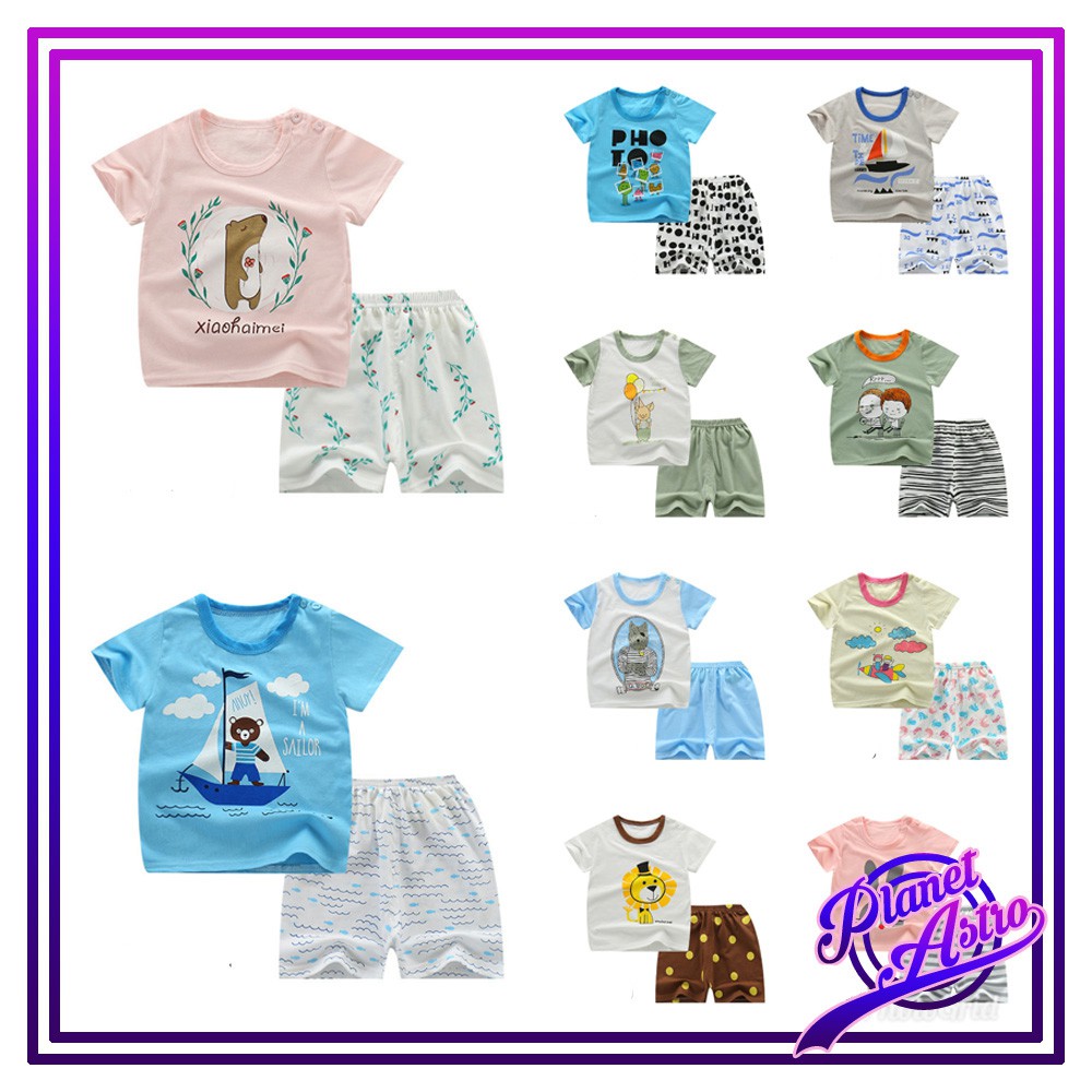 [READY STOCK]    BAJU JUMPER ANAK Dengan Celana Piyama