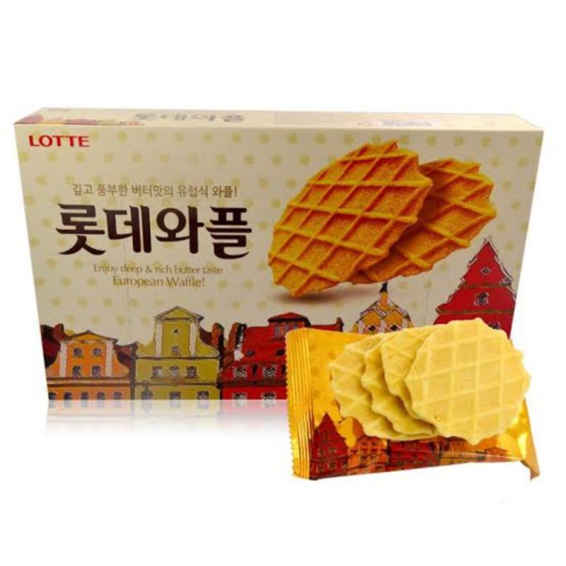 

LOTTE WAFFLE / EUROPEAN WAFFLE / KOREA 160gr