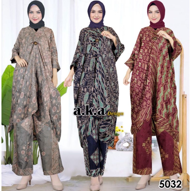 Setelan batik wanita//set celana batik viskoss//batik viskos kondangan//batik viskos premium