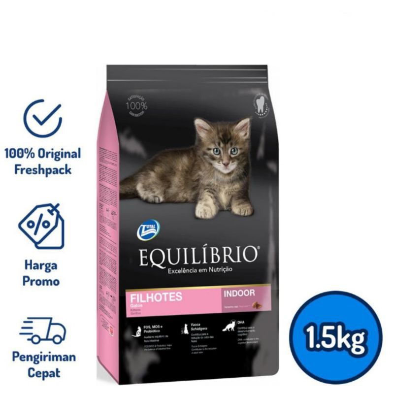 Equilibrio Kitten Cat Makanan Anak Kucing 1.5kg