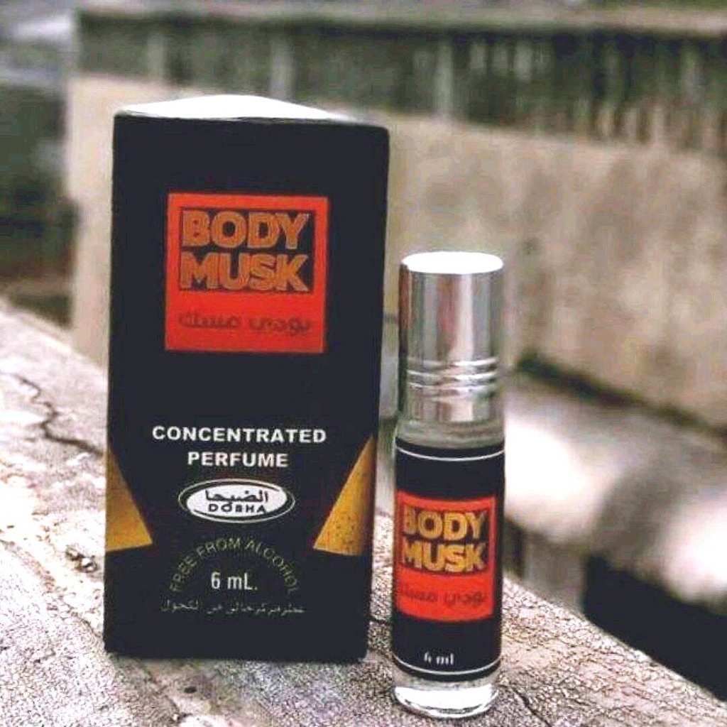 BODY MUSK Parfum DOBHA Kemasan 6ml Minyak Wangi Roll On Non Alkohol