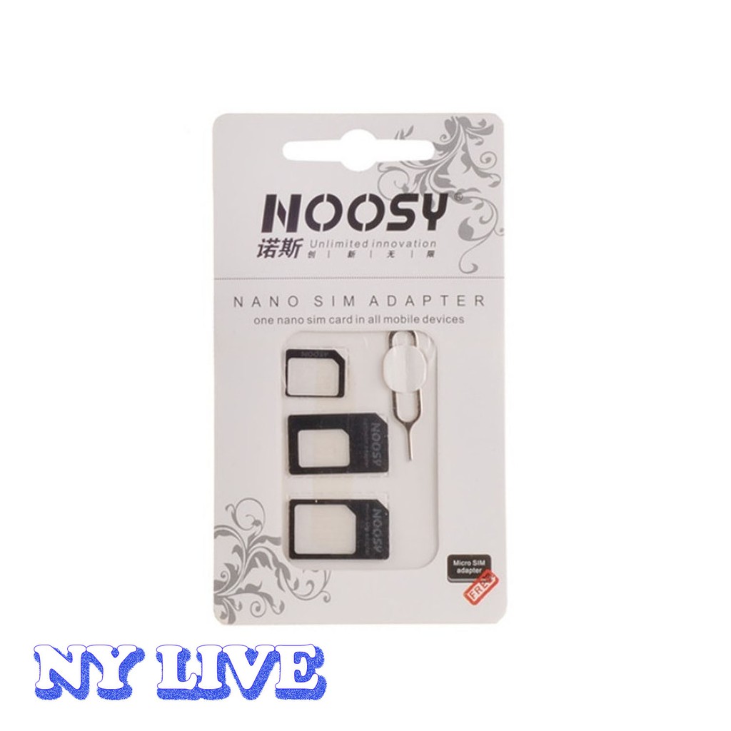 NOOSY SIM ADAPTOR SIMCARD PLUS PIN PEMBUKA SLOT SIMCARD