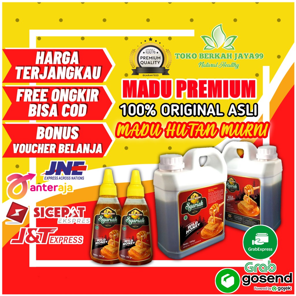 

Madu Asli Murni / Madu Hutan Asli 100% Original Premium SYARIAH - Madu Sehat Honey 1Kg