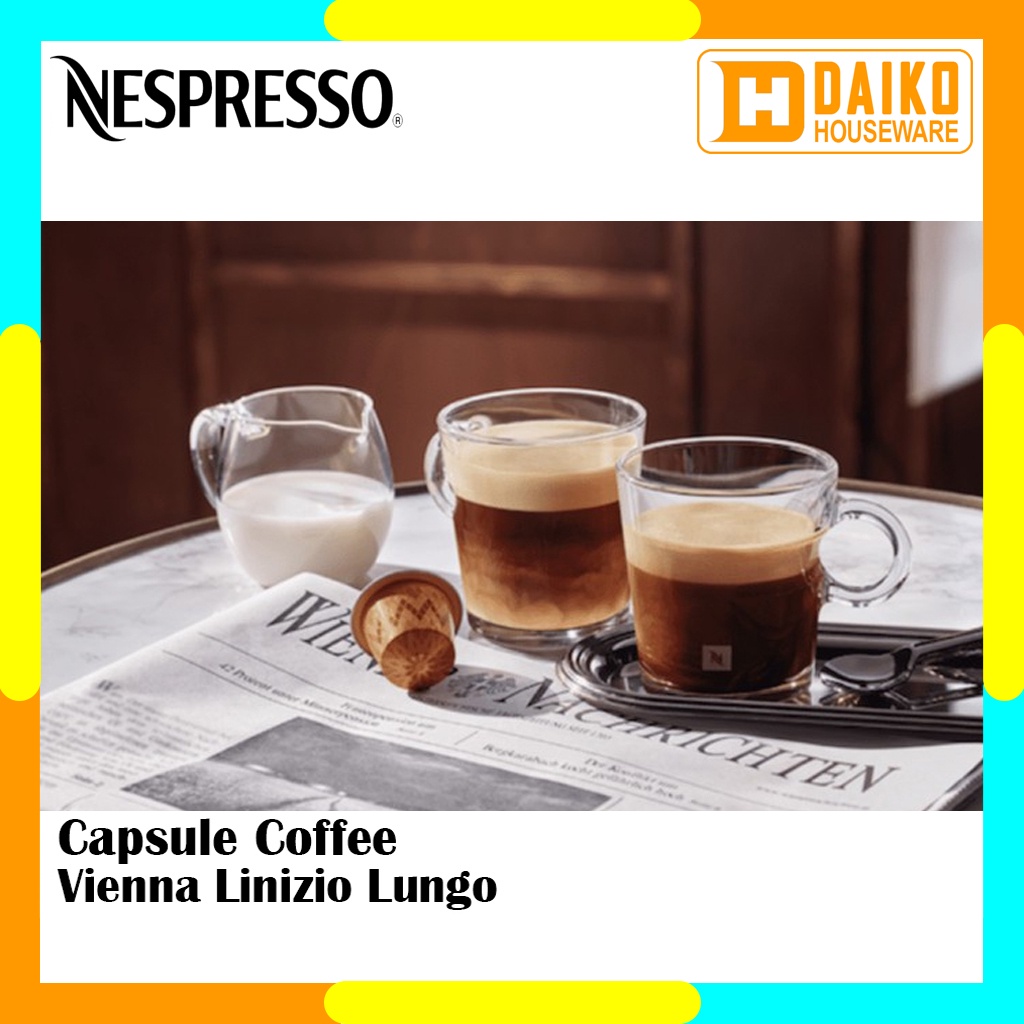 Capsule Nespresso Vienna Linizio Lungo Original Nestle 1 Pack - Coffee World Explorations Kopi Kapsul Expired Lama