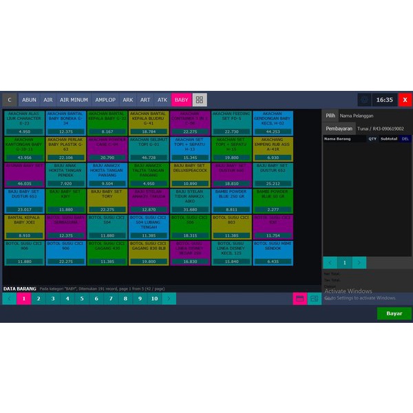 Software Sid Minimarket Touchscreen Full Version Lifetime