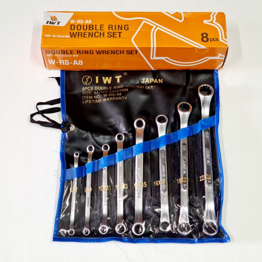 IWT Kunci ring 8pcs 6-24mm