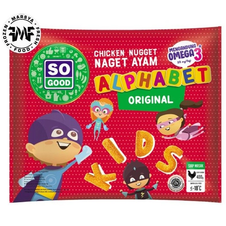 

sogood nuget alphabet 400gr