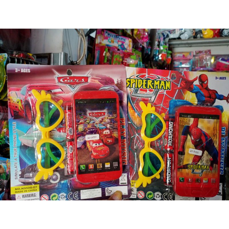 MAINAN ANAK HP ANDROID BONUS KACAMATA