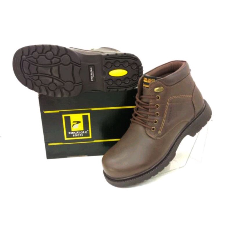 Pakalolo Boots Sepatu n87911 Black Brown