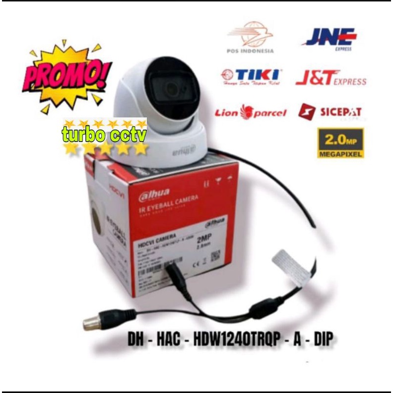 Kamera CCTV Dahua Indoor 2MP Built In Mic DH HAC HDW1240TRQP A DIP