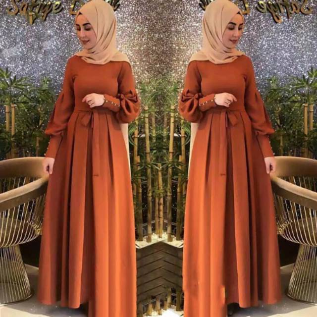 Audy maxy baju gamis pakaian wanita dress fashion muslim