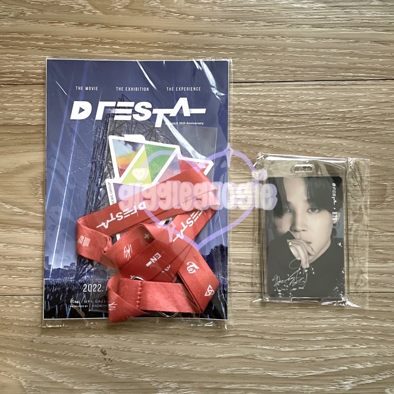 Special kit Photocard (PC) Dfesta BTS Jimin