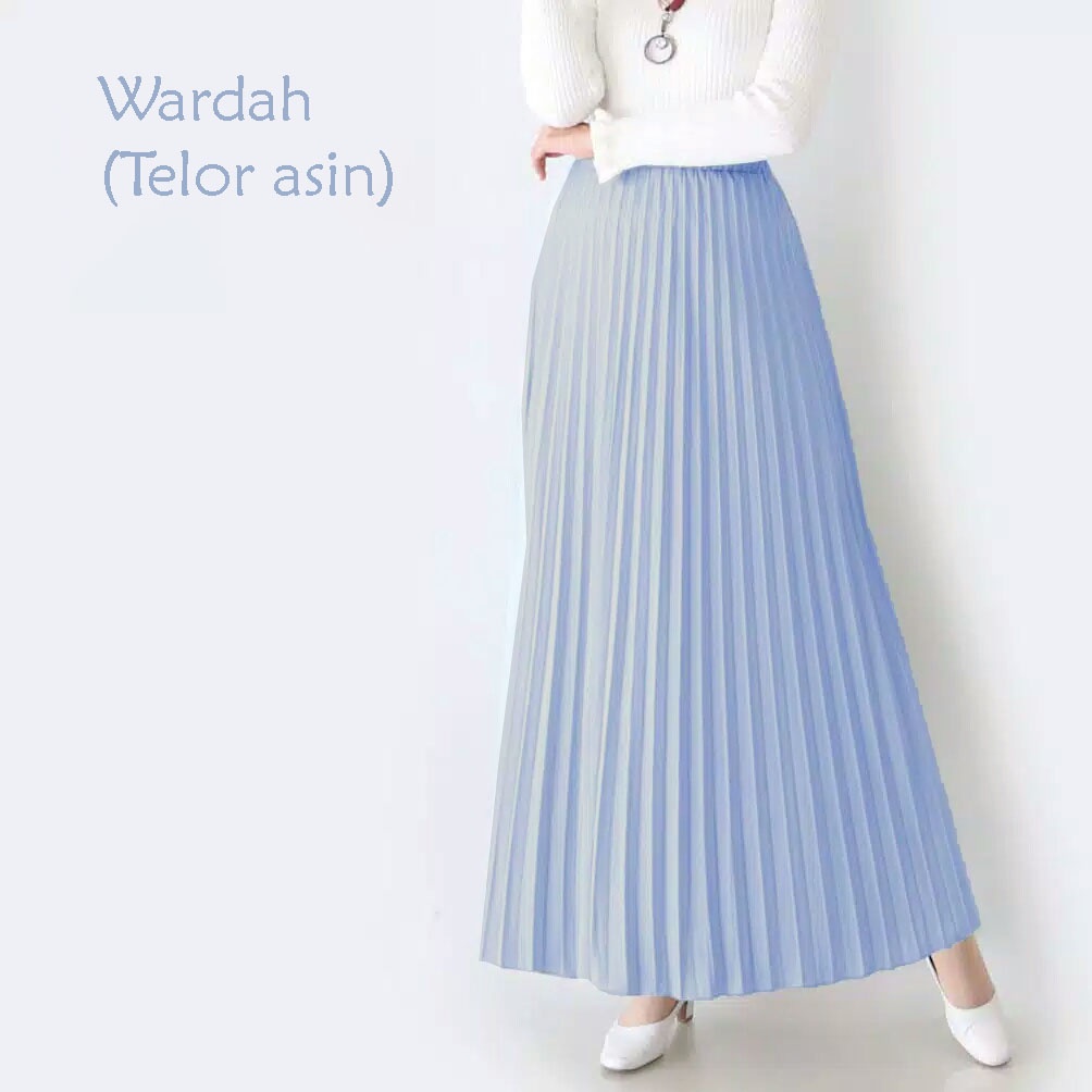 Rok Plisket - Rok  Wanita Bahan Premium ( Varian 1 )-WARDAH (TELOR ASIN)