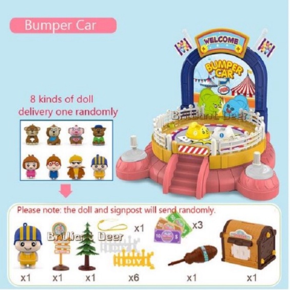 

Unik RB - M125 Mainan Anak Amusement Park Bombomcar Playset Mainan DIY - BOMBOMCAR BIRU Diskon